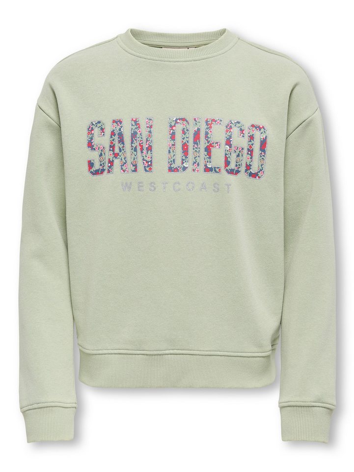 KIDS ONLY Sweatshirt KOGRUNA CITY L/S O-NECK BOX CS SWT von KIDS ONLY