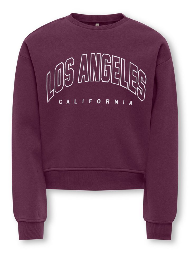 KIDS ONLY Sweatshirt KOGSWEAT LIFE LS CREW O.SIZE STAT CP SWT von KIDS ONLY