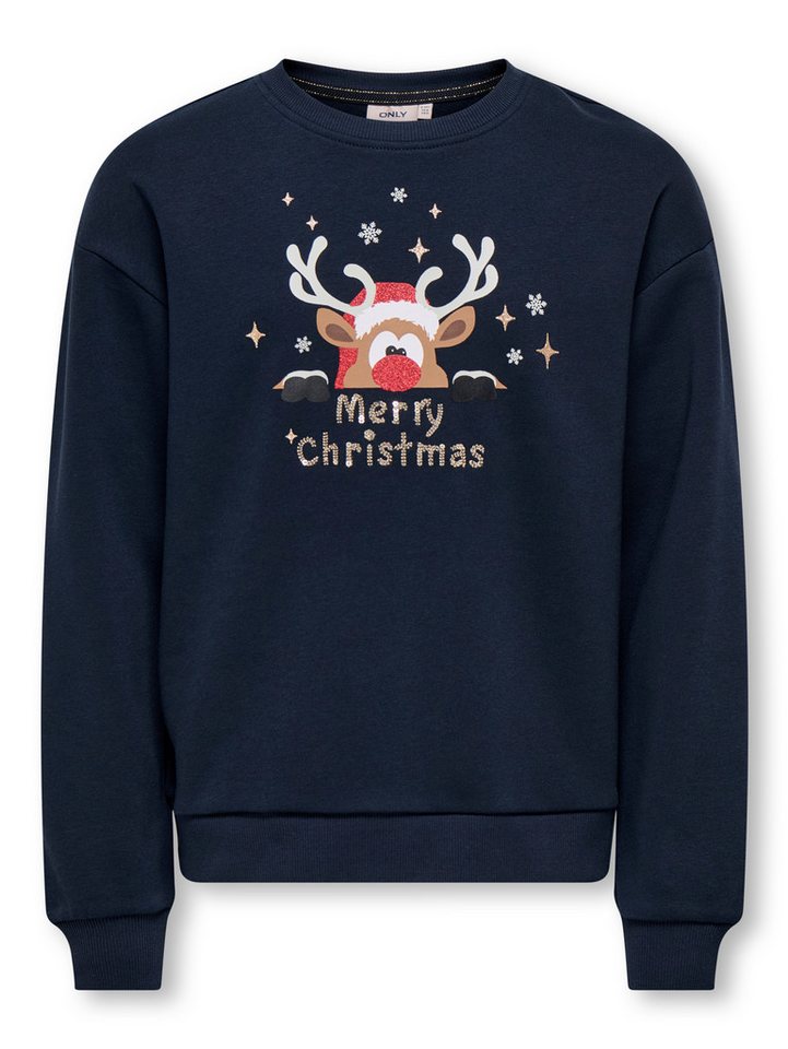 KIDS ONLY Sweatshirt KOGYDA LIFE XMAS L/S O-NECK BOX SWT von KIDS ONLY