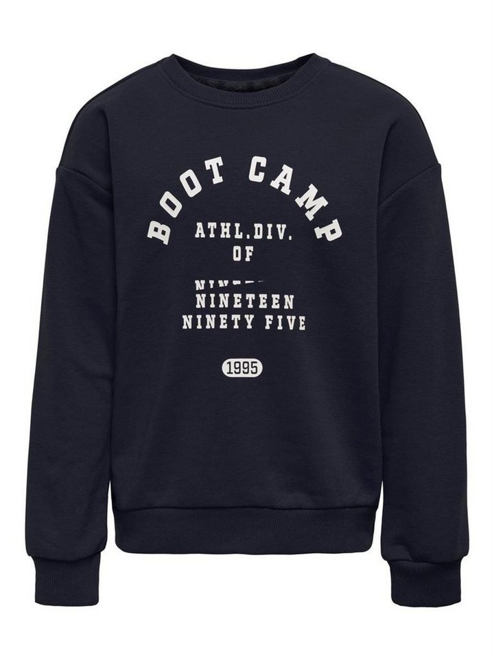 KIDS ONLY Sweatshirt KOGZIGGY L/S COLLEGE O-NECK BOX SWT bequem, weich von KIDS ONLY