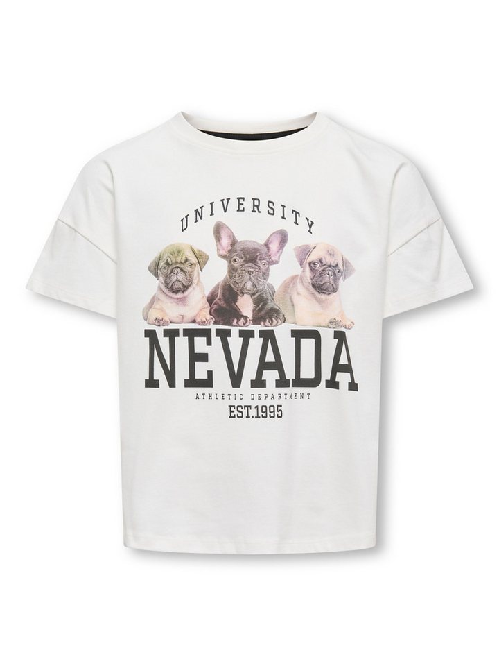 KIDS ONLY T-Shirt KOGDITTE LIFE S/S OVZ PRINTED TOP JRS von KIDS ONLY