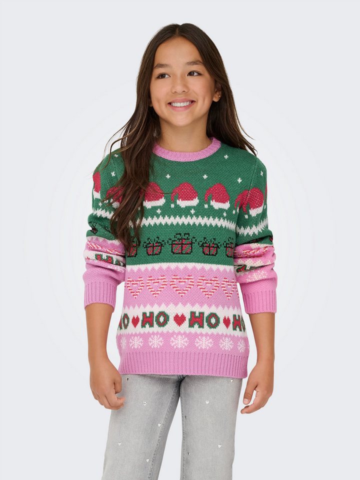 KIDS ONLY Weihnachtspullover KOGHOHO XMAS LS PULLOVER KNT von KIDS ONLY