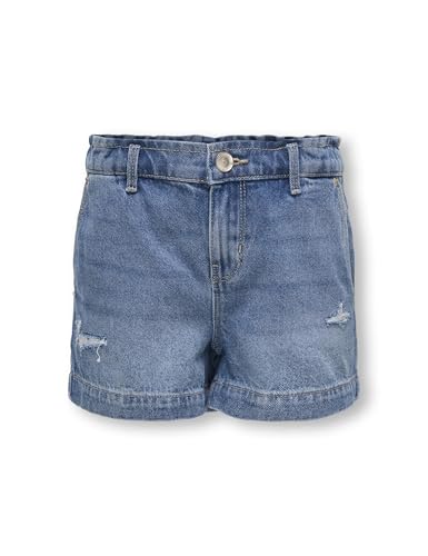 KIDS ONLY Mädchen Kogcomet Wide des DNM Pim006 Noos Jeansshorts, Light Blue Denim, 152 EU von KIDS ONLY