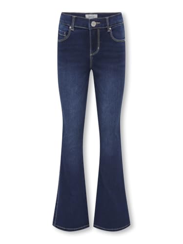 KIDS ONLY Mädchen Kogroyal Reg Flared DNM Pim0237 Noos Jeanshose, Dark Blue Denim, 134 EU KIDS ONLY Mädchen Kogroyal Reg Flared DNM Pim0237 Noos Jeanshose, Dark Blue Denim, 134 EU von KIDS ONLY