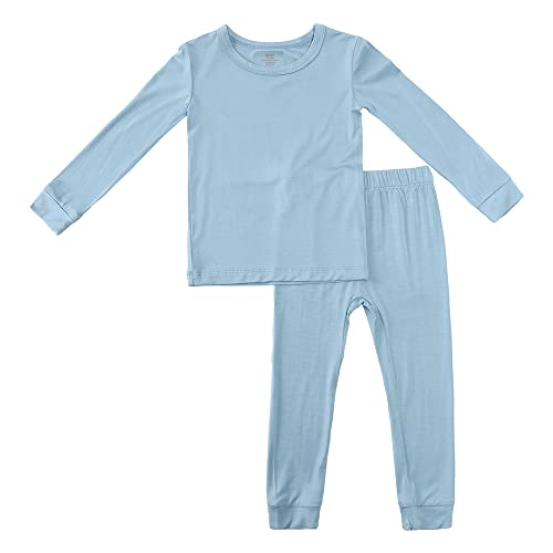 KIDS TALES Jungen Mädchen Pyjamas Set Solid Bamboo Rayon Long Sleeve Tops + Elastic Legging Hose Kleinkind Baby Jammies PJS 2PCS KIDS TALES Jungen Mädchen Pyjamas Set Solid Bamboo Rayon Long Sleeve Tops + Elastic Legging Hose Kleinkind Baby Jammies PJS 2PCS von KIDS TALES