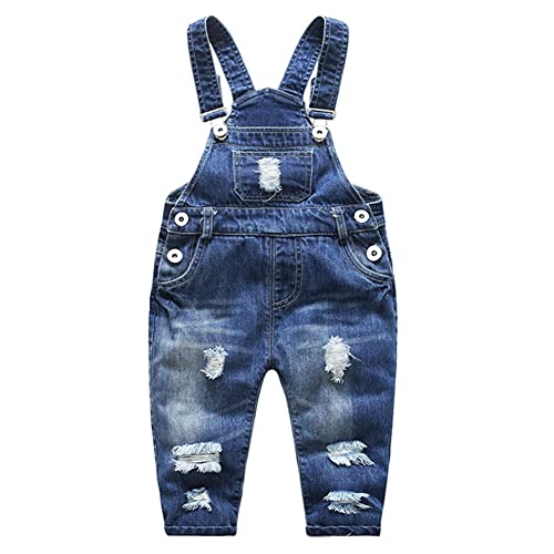 KIDSCOOL SPACE Baby Kleinkind Süße zerrissene verstellbare Träger Jean Overalls,Blau,4-5 Jahre KIDSCOOL SPACE Baby Kleinkind Süße zerrissene verstellbare Träger Jean Overalls,Blau,4-5 Jahre von KIDSCOOL SPACE