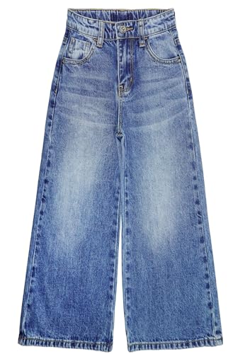 KIDSCOOL SPACE Girl Jeans,Kid Wide Leg Slim Fit Fashion Denim Jeans Hose,Hellblau,10-11 Jahre KIDSCOOL SPACE Girl Jeans,Kid Wide Leg Slim Fit Fashion Denim Jeans Hose,Hellblau,10-11 Jahre von KIDSCOOL SPACE