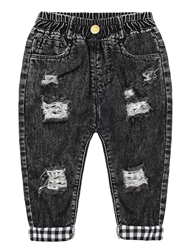 KIDSCOOL SPACE Retro Kleinkind Kleines Kind Rippd Holes Elastische Taille Mode Jeans,Hellblau,3-4 Jahre KIDSCOOL SPACE Retro Kleinkind Kleines Kind Rippd Holes Elastische Taille Mode Jeans,Hellblau,3-4 Jahre von KIDSCOOL SPACE
