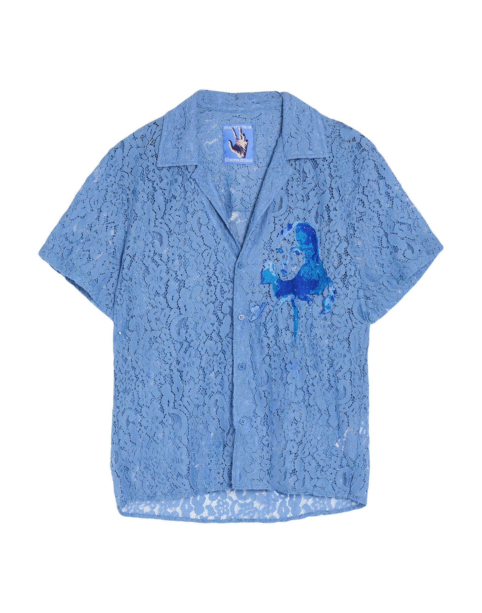 KIDSUPER STUDIOS Hemd Herren Blau von KIDSUPER STUDIOS