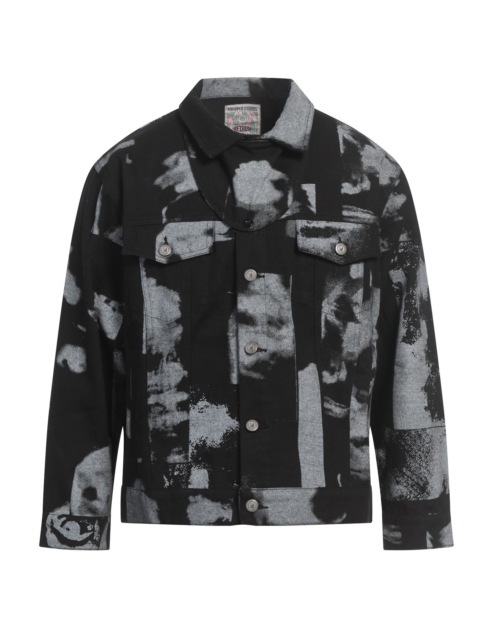 KIDSUPER STUDIOS Jeansjacke/-mantel Herren Schwarz KIDSUPER STUDIOS Jeansjacke/-mantel Herren Schwarz von KIDSUPER STUDIOS