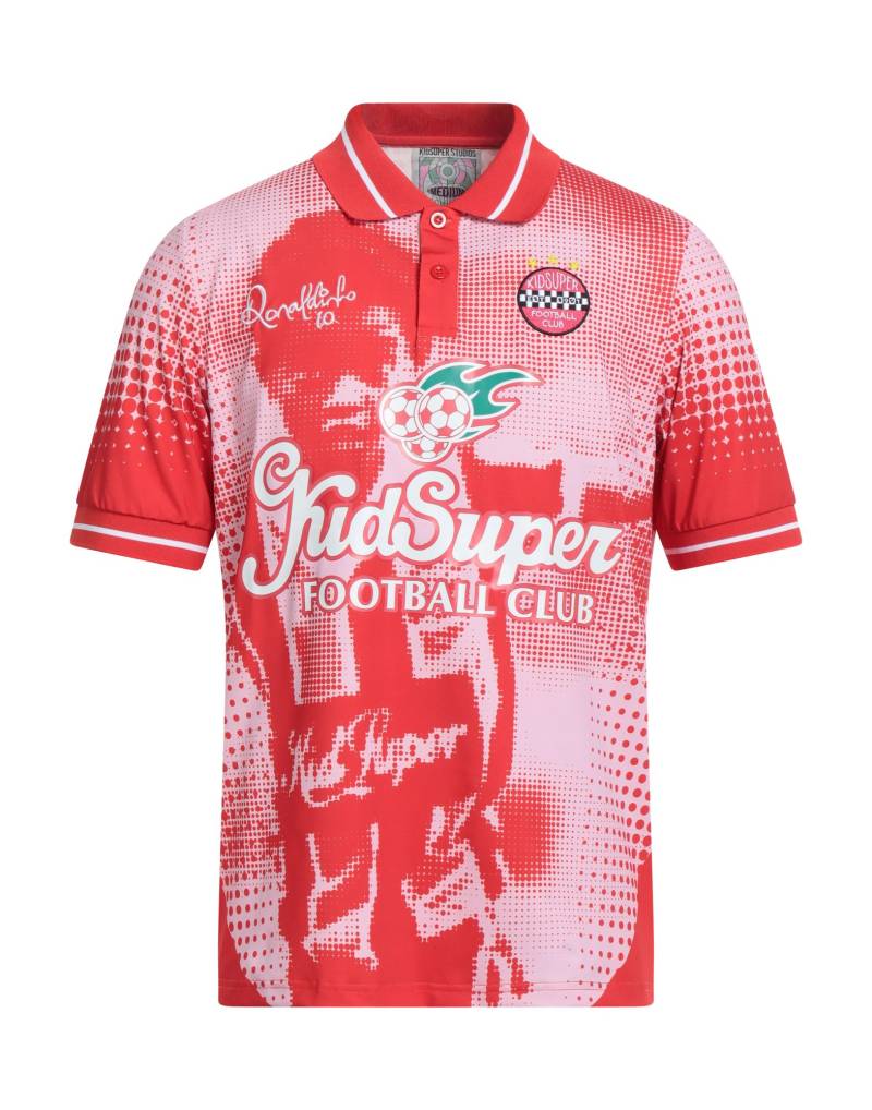 KIDSUPER STUDIOS Poloshirt Herren Rot von KIDSUPER STUDIOS