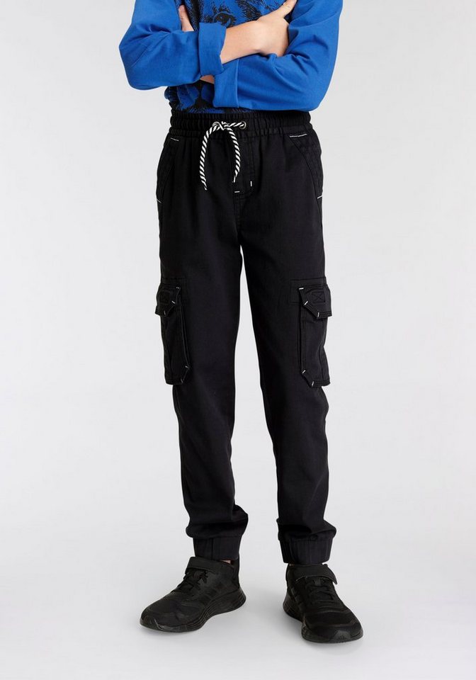 KIDSWORLD Cargohose, bequeme Schlupfform mit Stretch für Jungen von KIDSWORLD