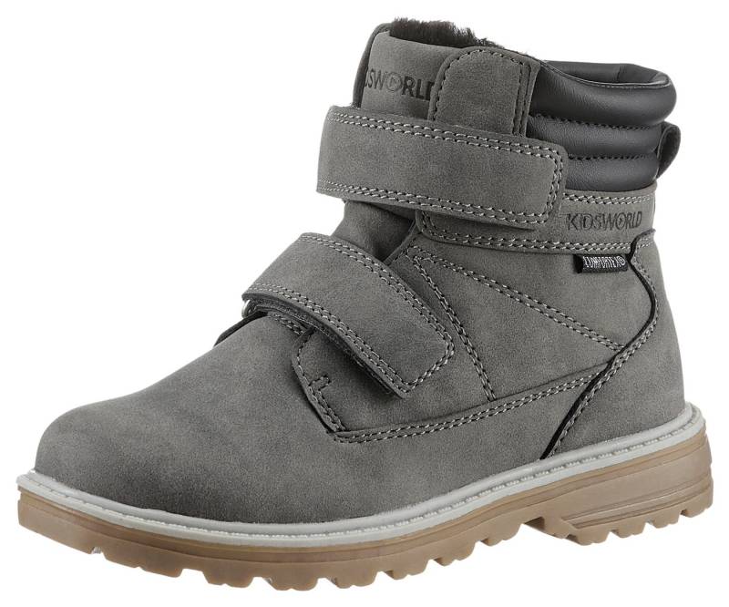 KIDSWORLD Corner V Winterboots Klettstiefel, Winterstiefel mit wasserabweisender TEX-Ausstattung von KIDSWORLD