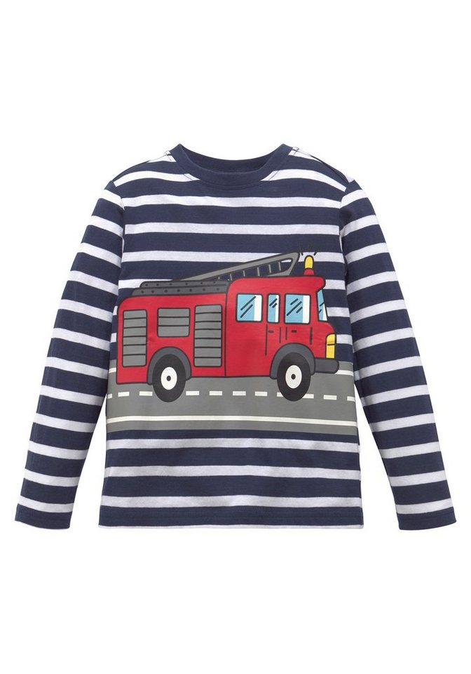 KIDSWORLD Langarmshirt TATÜ TATA die Feuerwehr ist da von KIDSWORLD