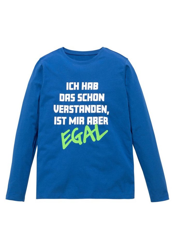 KIDSWORLD Langarmshirt ICH HAB DAS SCHON VERSTANDEN....., Spruch von KIDSWORLD