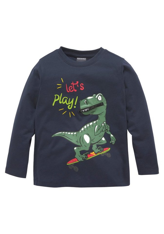 KIDSWORLD Langarmshirt LET´S PLAY von KIDSWORLD