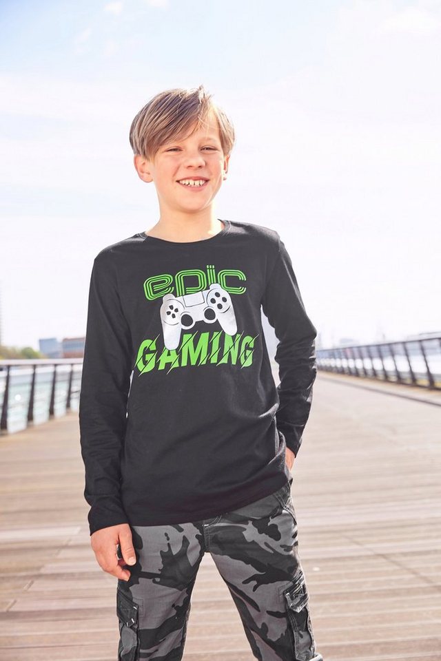 KIDSWORLD Langarmshirt EPIC GAMING von KIDSWORLD