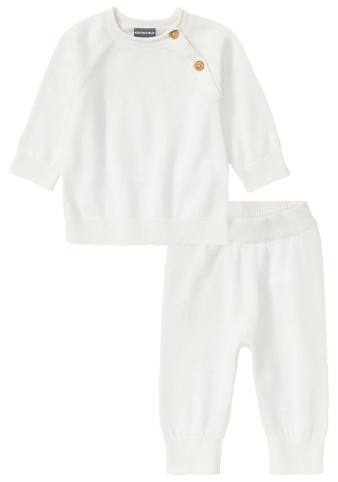 KIDSWORLD Neugeborenen-Geschenkset, 2tlg. Baby-Strickset - NEUE KOLLEKTION (Set, 2-tlg., 2), Baby-Strickset aus Bio-Baumwolle von KIDSWORLD