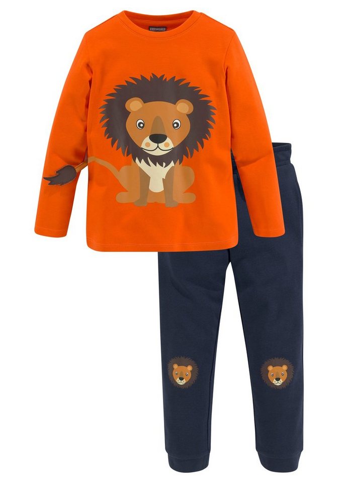KIDSWORLD Shirt & Hose LÖWE (Set, 2-tlg) mit Löwendruck von KIDSWORLD
