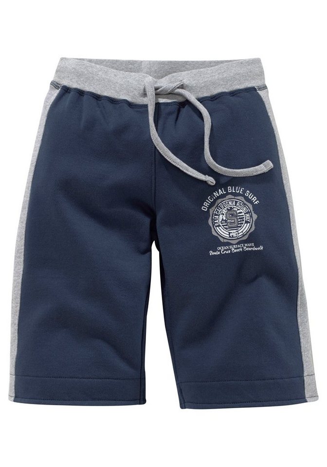 KIDSWORLD Sweatshorts, modische Sweatbermudas mit coolem Druck vorn von KIDSWORLD
