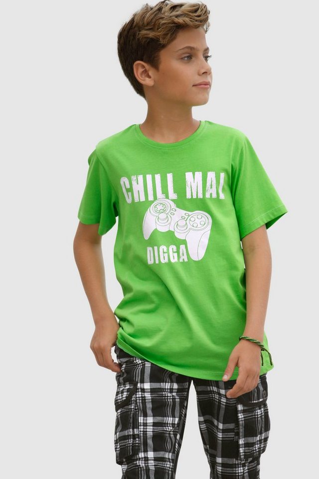 KIDSWORLD T-Shirt CHILL MAL, Spruch von KIDSWORLD