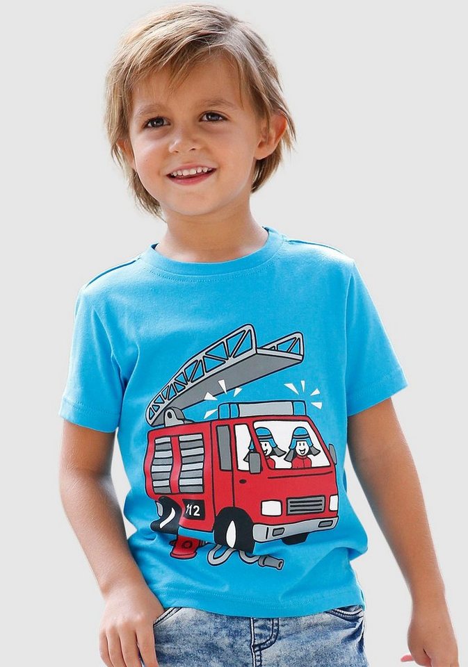 KIDSWORLD T-Shirt FEUERWEHR Auto von KIDSWORLD