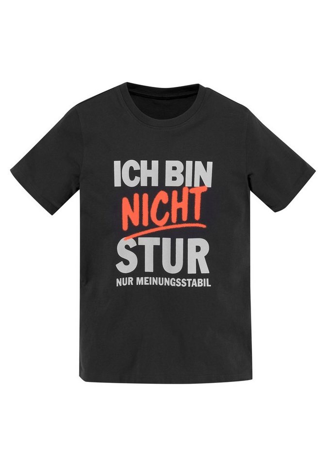 KIDSWORLD T-Shirt ICH BIN NICHT STUR, Spruch von KIDSWORLD