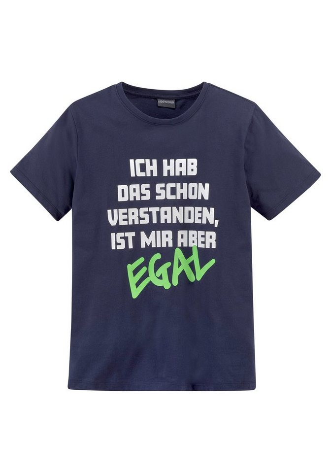 KIDSWORLD T-Shirt ICH HAB DAS SCHON VERSTANDEN..., Spruch von KIDSWORLD