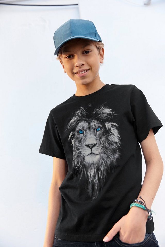 KIDSWORLD T-Shirt LION WITH BLUE EYES von KIDSWORLD