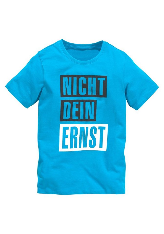 KIDSWORLD T-Shirt NICHT DEIN ERNST, Spruch von KIDSWORLD