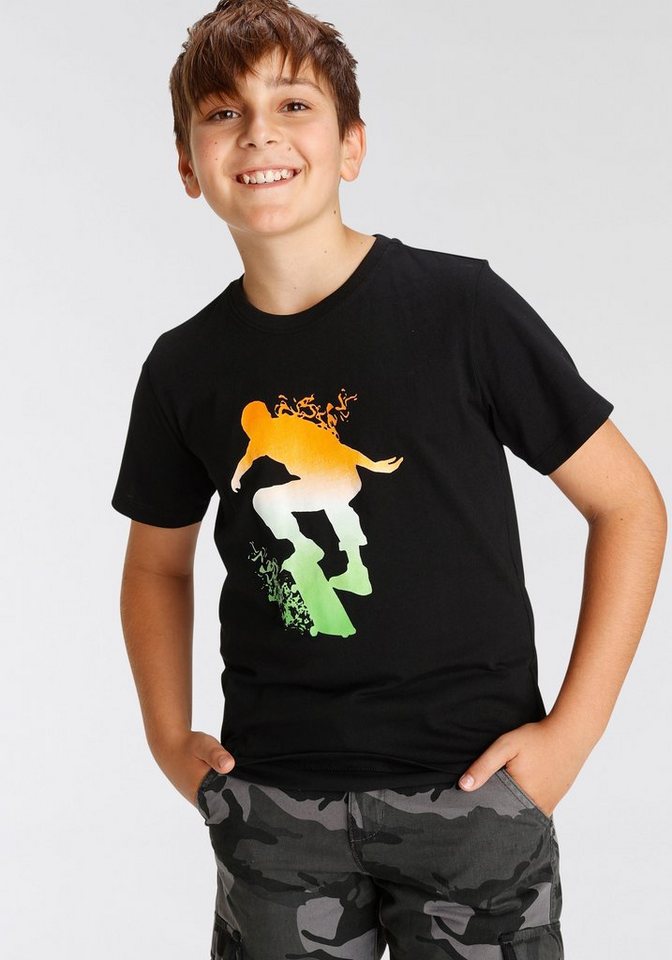 KIDSWORLD T-Shirt Skating Druck von KIDSWORLD