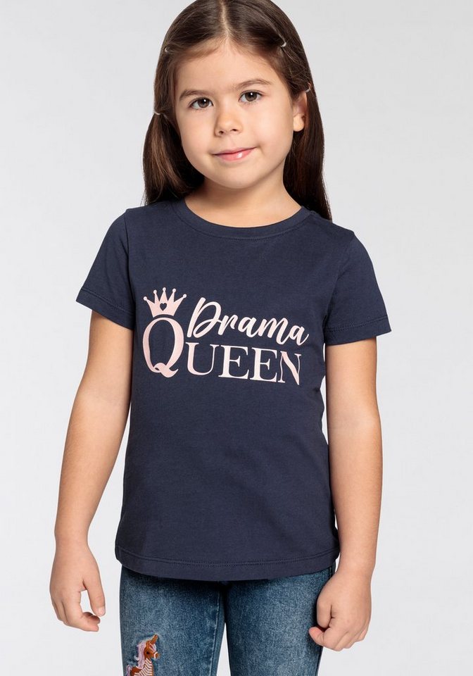 KIDSWORLD T-Shirt Sprücheshirt für kleine Mädchen, DRAMA QUEEN von KIDSWORLD