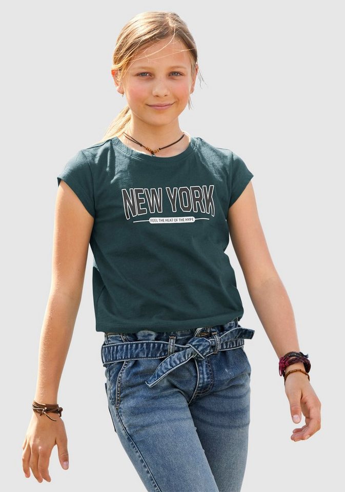 KIDSWORLD T-Shirt mit Städtedruck von KIDSWORLD