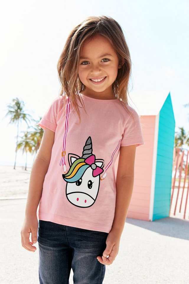 KIDSWORLD T-Shirt für kleine Mädchen mit niedlichem Einhornmotiv von KIDSWORLD