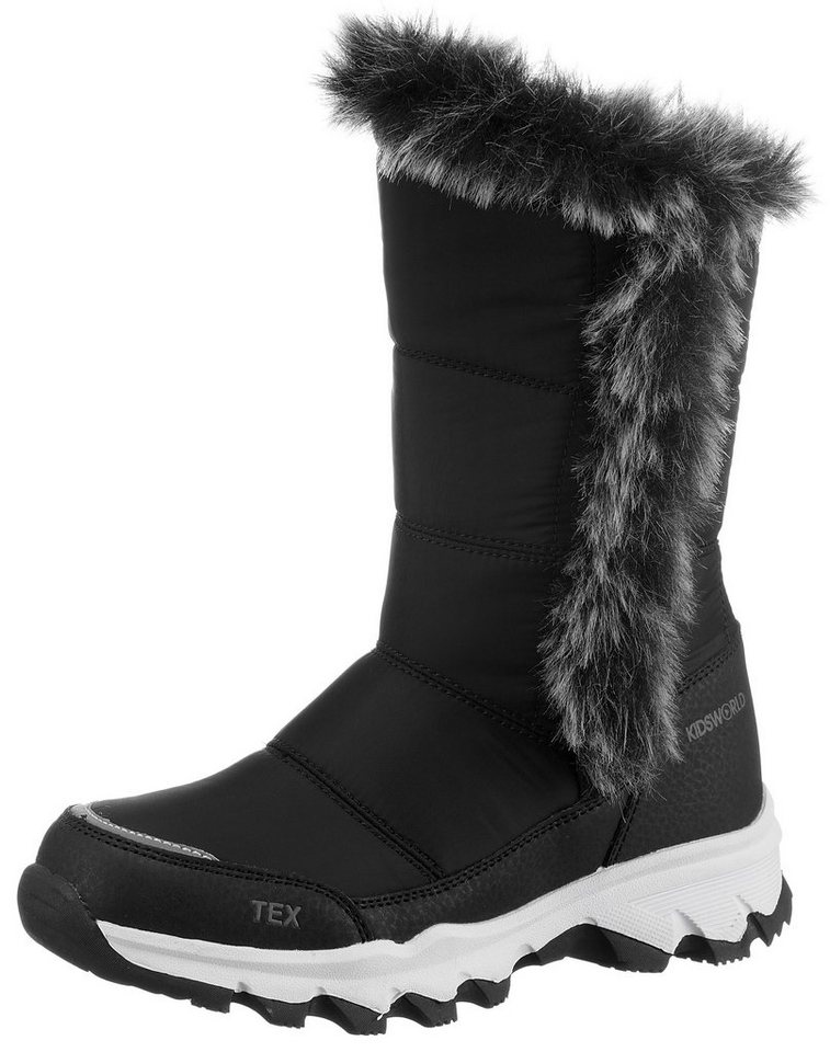 KIDSWORLD Winterstiefel Thermo Stiefel Snowboots mit TEX-Ausstattung und Warmfutter von KIDSWORLD