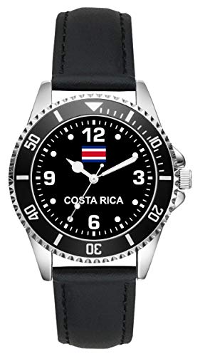 Costa Rica Costa Ricaner Geschenk Artikel Idee Fan Uhr L-6334 von KIESENBERG