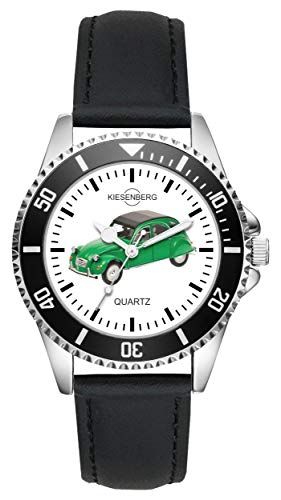 KIESENBERG Geschenk für 2CV Grün Oldtimer Fans Fahrer Uhr L-1816 von KIESENBERG