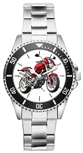 KIESENBERG Geschenk für Ducati Monster Motorrad Fahrer Fans Uhr 20310 von KIESENBERG