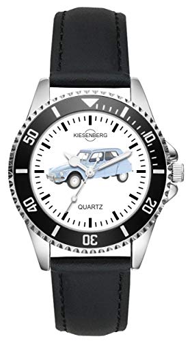 KIESENBERG Geschenk für Dyane Hellblau Oldtimer Fans Fahrer Uhr L-1864 von KIESENBERG