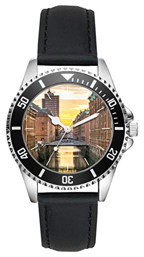 KIESENBERG Geschenk für Hamburg Speicherstadt Hansestadt Uhr L-20187 von KIESENBERG