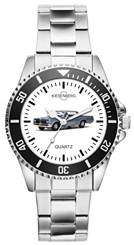 KIESENBERG Geschenk für Pontiac GTO Blau Oldtimer Fans Fahrer Uhr 1913 von KIESENBERG