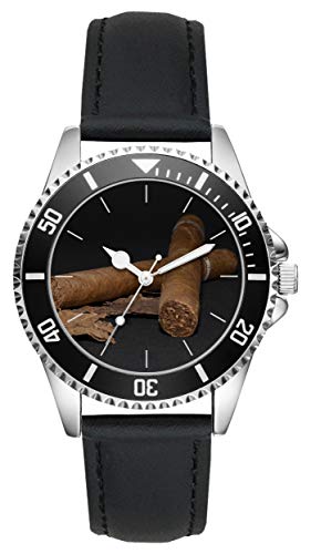 Geschenk für Zigarren Zigarre Uhr L-6152 von KIESENBERG