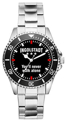 KIESENBERG Ingolstadt Geschenk Artikel Idee Fan Uhr 2361 von KIESENBERG