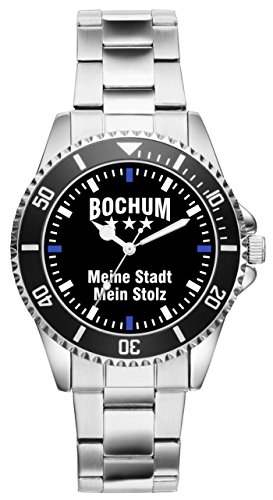 KIESENBERG Damenuhr Bochum Geschenk Artikel Idee Fan Armbanduhr Ø 33 mm Metallarmband Uhr D-2350 von KIESENBERG