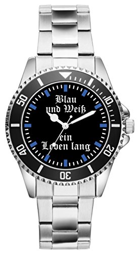 KIESENBERG Herrenuhr Armbanduhr Gelsenkirchen Geschenk Fan Artikel Zubehör Fanartikel Analog Quartz Uhr 2245 von KIESENBERG