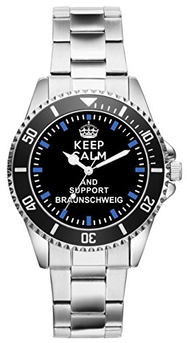 KIESENBERG Herren Armbanduhr Braunschweig Geschenk Artikel Idee Fan Analog Quartz Uhr 1530 von KIESENBERG