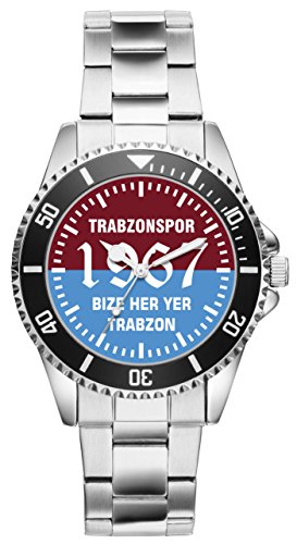KIESENBERG Herren Armbanduhr Trabzonspor Geschenk Artikel Idee Fan Analog Quartz Uhr 2732 von KIESENBERG