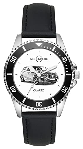 KIESENBERG Herrenuhr 2er Active Tourer M Paket seit 2021 Fan Armbanduhr Geschenk Analog Quartz Lederarmband Uhr L-5813 von KIESENBERG