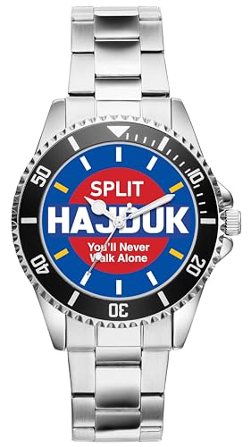 KIESENBERG Herrenuhr Armbanduhr Hajduk Split Geschenk Fan Artikel Analog Quartz Uhr 20230007 von KIESENBERG