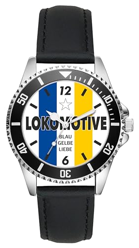 KIESENBERG Herrenuhr Armbanduhr Leipzig Geschenk Fan Artikel Analog Quartz Uhr L-20230013 von KIESENBERG